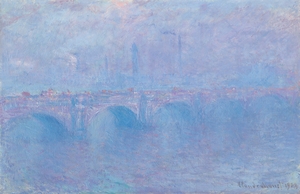 Waterloo Bridge Effet de Brouillard [Misty Effect] [1903] by Claude Monet [1840–1926]